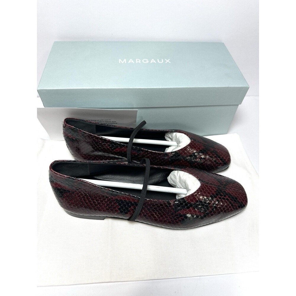 Margaux The Phoebe Burgundy Python Embossed Leath… - image 3